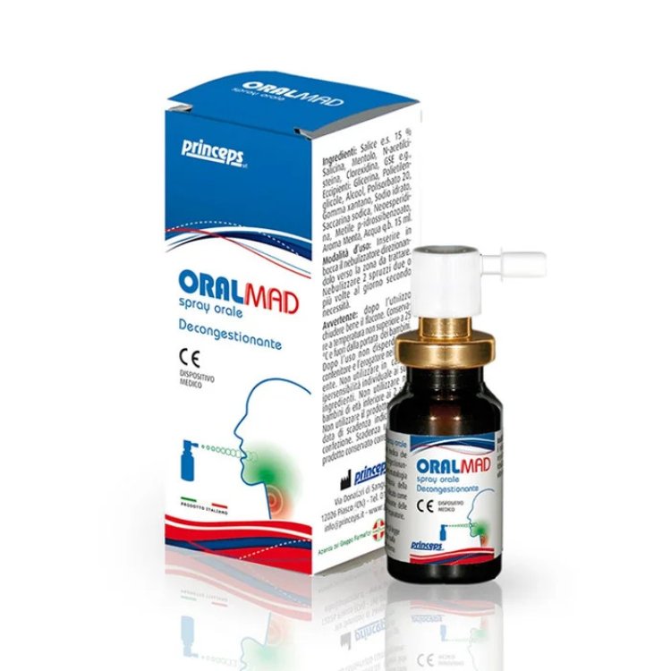 Princeps Oralmad Spray Gola Decongestionante 15ml Princeps Oralmad Spray Gola Decongestionante 15ml