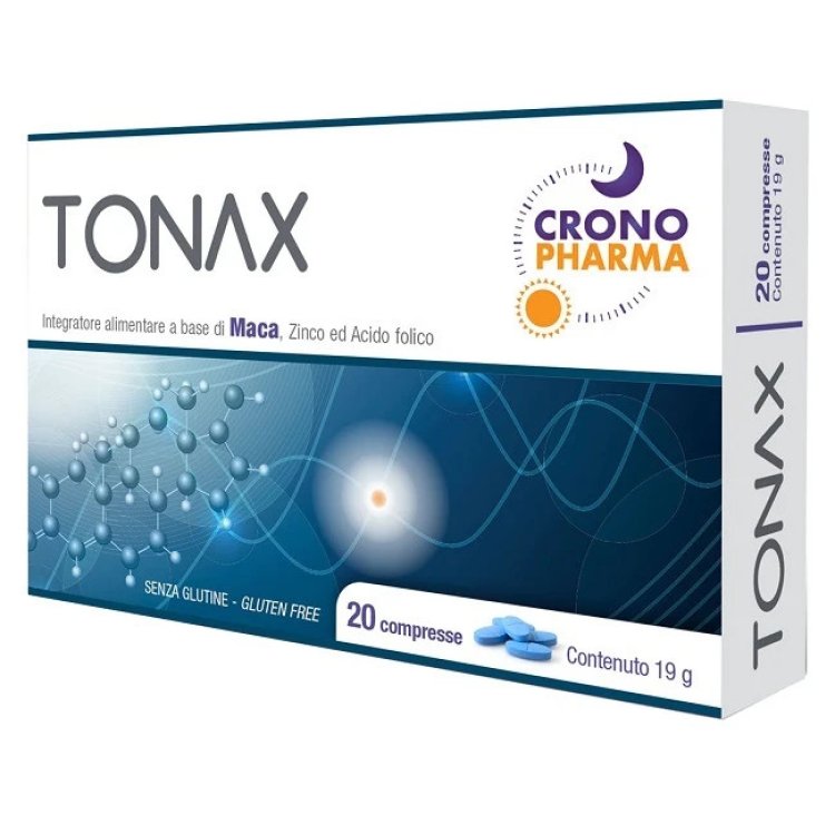 Crono Pharma Tonax Integratore Tonico Ricostituente, 20 Compresse