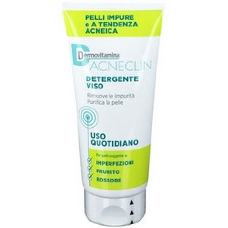 Dermovitamina Acneclin Detergente Viso per Pelli Impure 200ml
