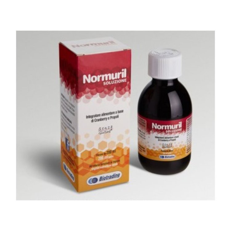Biotrading Normuril Integratore Alimentare Cranberry Propoli Apparato Urinario 200ml