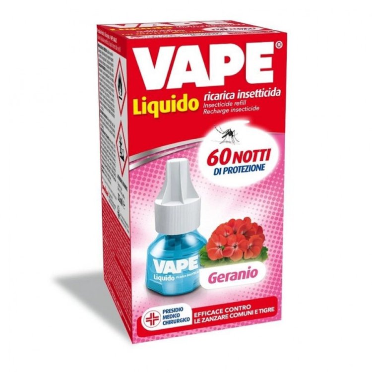 Vape Ricarica Liquida Geranio Insetticida 36ml Vape Ricarica Liquida Geranio Insetticida 36ml