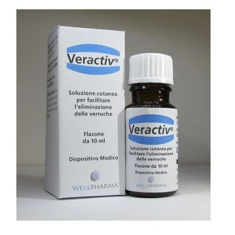 Wellpharma Veractiv Soluzione Cutanea per Verruche, Calli e Duroni 10ml Wellpharma Veractiv Soluzione Cutanea per Verruche, Calli e Duroni 10ml
