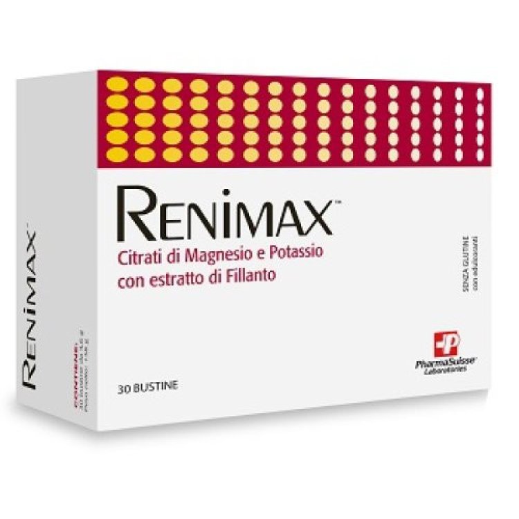 Pharmasuisse Renimax Integratore Citrati di Magnesio e Potassio 30 Bustine Pharmasuisse Renimax Integratore Citrati di Magnesio e Potassio 30 Bustine