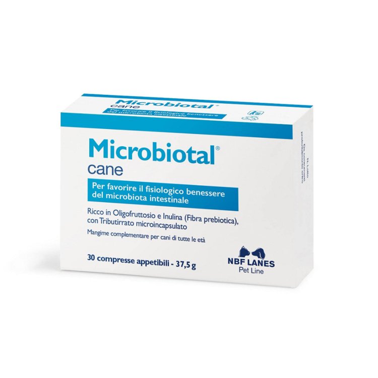 Nbf Lanes Microbiotal Cane Integratore Benessere Intestinale Cani 30 Compresse Nbf Lanes Microbiotal Cane Integratore Benessere Intestinale Cani 30 Compresse