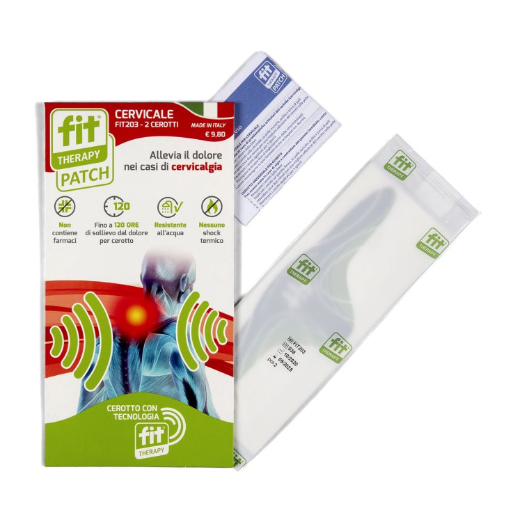 Fit Therapy Cerotti Cervicale con Tecnologia FIR Infrarossi 2 Pezzi