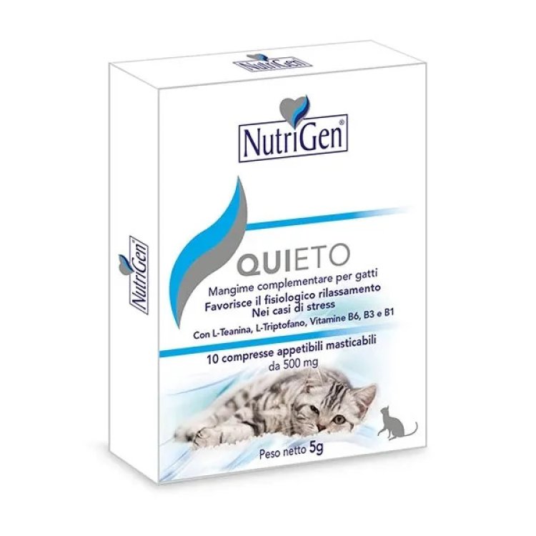 Nutrigen Quieto Gatto Integratore Rilassante 10 Compresse