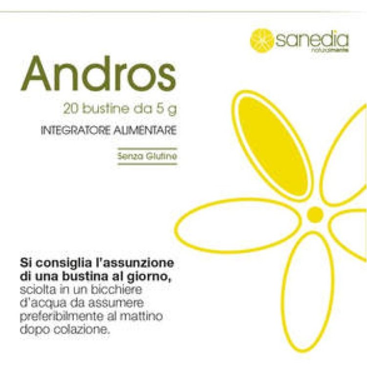 Sanedia Andros Integratore Alimentare per la Funzione Erettile, 20 bustine Sanedia Andros Integratore Alimentare per la Funzione Erettile, 20 bustine