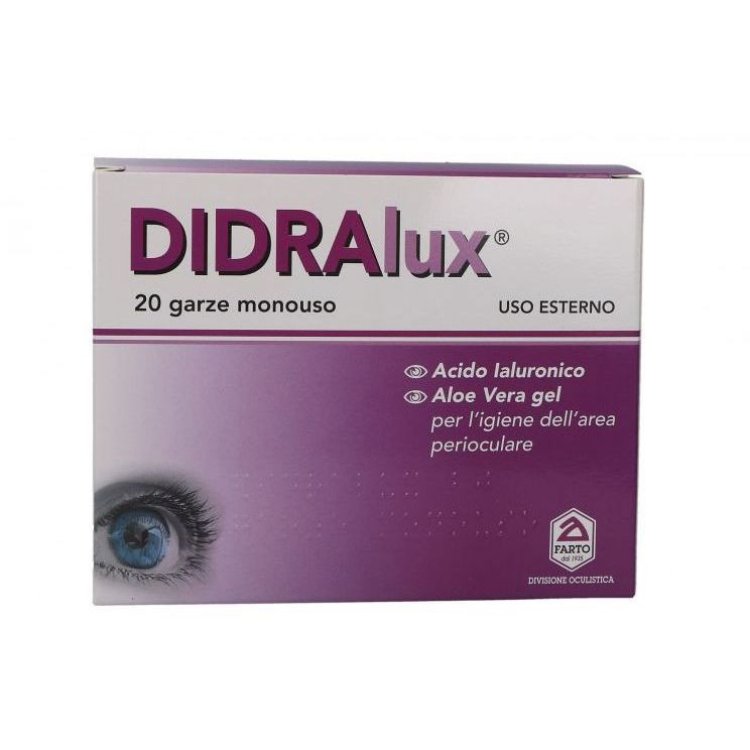 Farto Didralux 20 Garze Oftalmiche Monouso Igiene Occhi