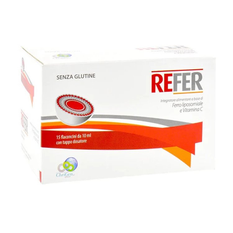 Chrigen Refer 15 Flaconcini Monodose Integratore Ferro e Vitamina C