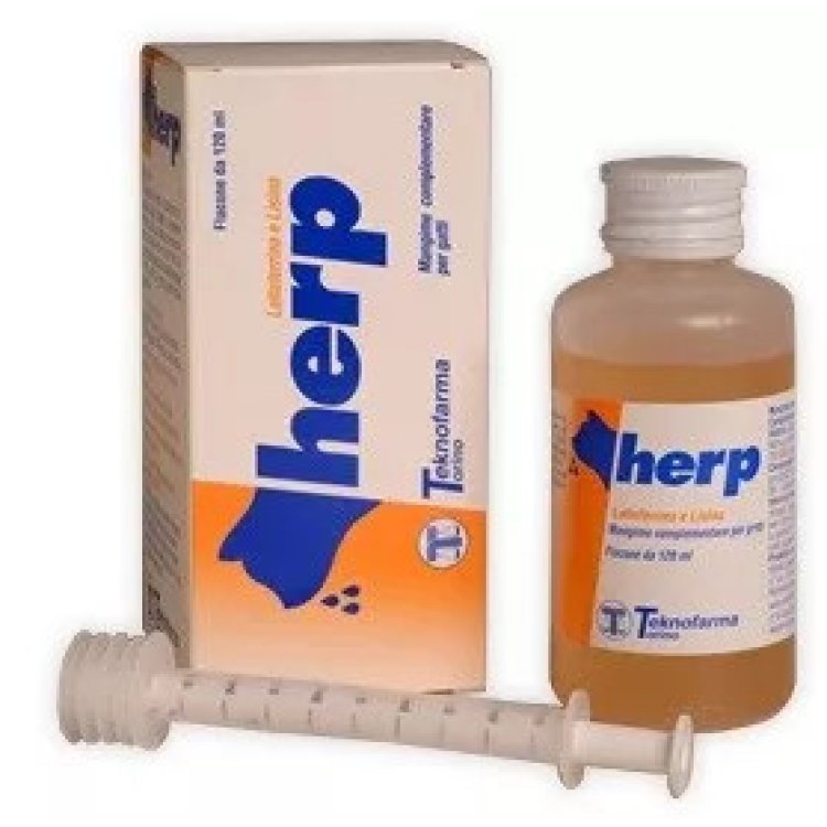 Teknofarma Herp Mangime Complementare per Gatti Supporto Sistema Immunitario 120 ml