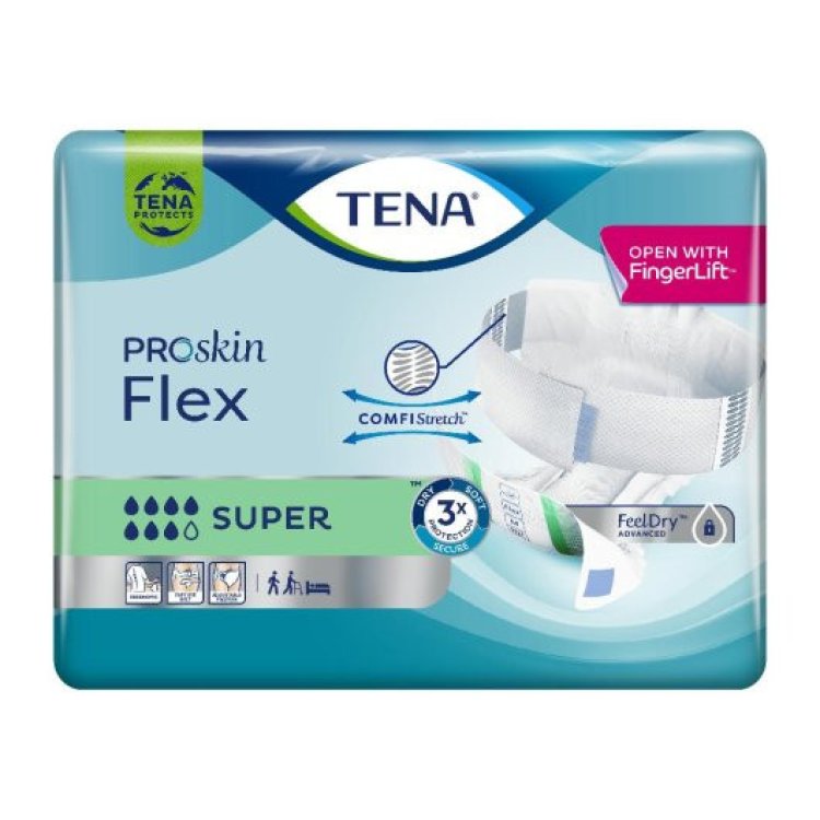 Tena Flex Super Pannolino Mutandina a Cintura XL 30 Pezzi