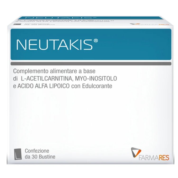 Farmare Neutakis Integratore Alimentare con L-acetilcarnitina e Myo-inositolo, 30 Bustine