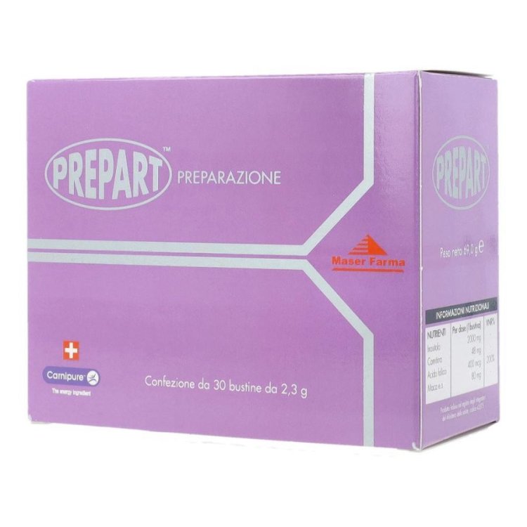 Maser Prepart Integratore Alimentare per Gravidanza con Inositolo Acido Folico 30 Bustine