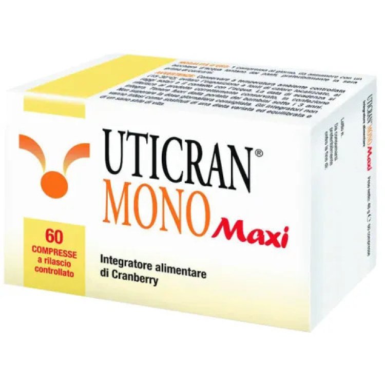 Natural Bradel Uticran Mono Maxi Integratore per Apparato Urinario 60 Compresse