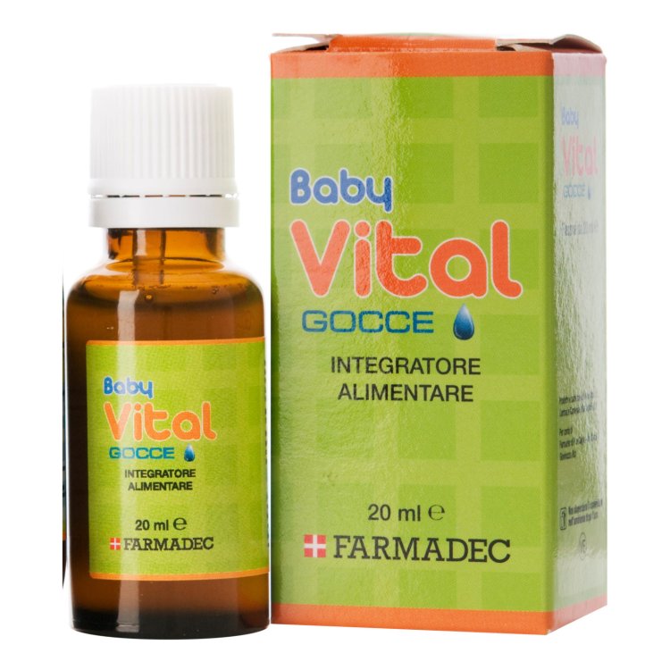 Farmadec Babyvital Integratore Gocce con Pappa Reale Vitamina B12 Zinco 20ml
