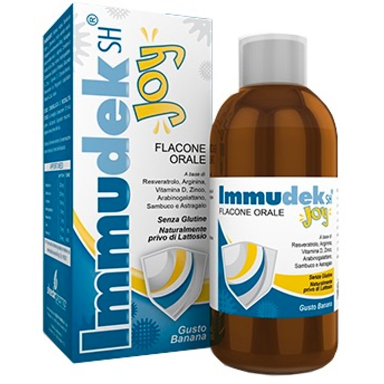 Immudek Joy Banana Integratore Difese Immunitarie 200ml Immudek Joy Banana Integratore Difese Immunitarie 200ml