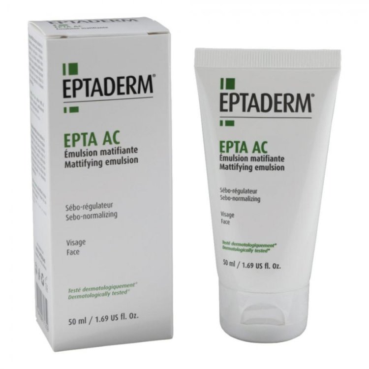 Eptaderm Epta Ac Emulsione Opacizzante per Pelle Grassa e Acneica
