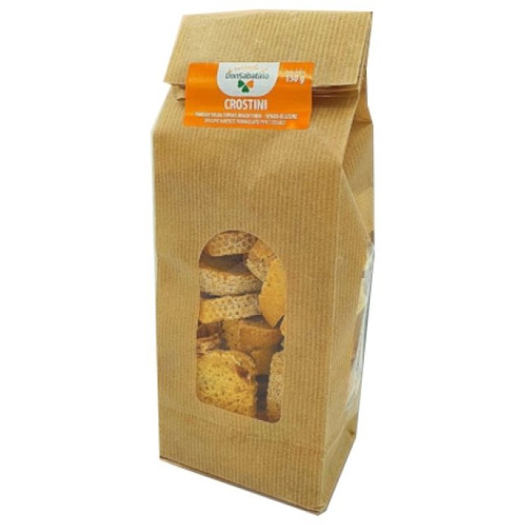 Sg Sas Crostini Senza Glutine per Celiaci Snack Biscottato da Forno 150g