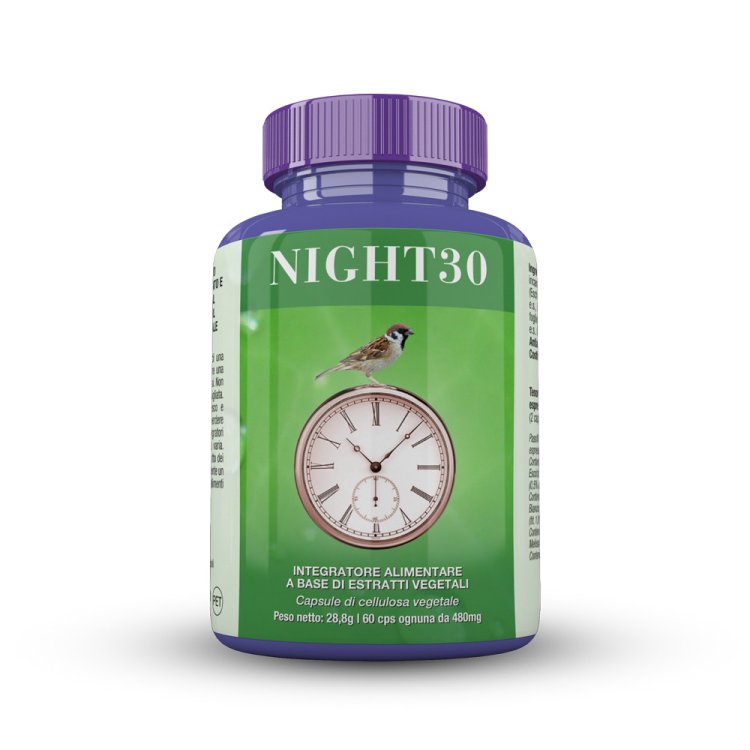 Biosalus Night 30 Integratore Alimentare per Rilassamento 60 Capsule