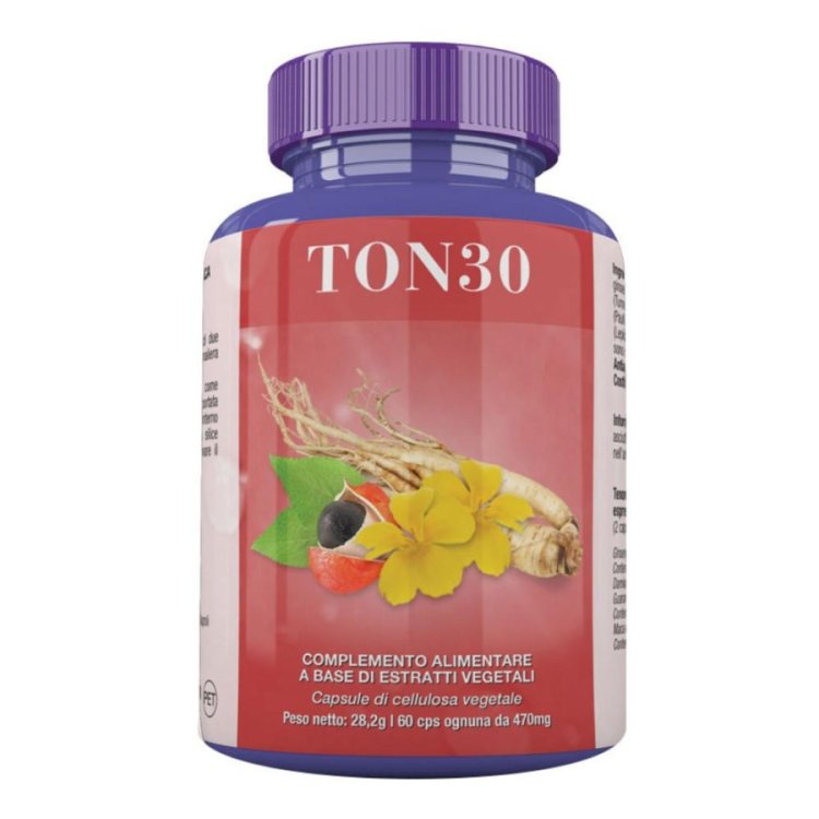 Biosalus Ton30 Integratore Alimentare per Tono Psico-Fisico 60 Capsule