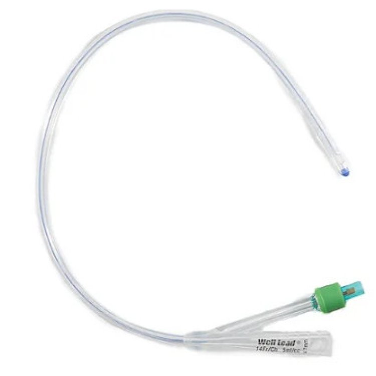 Meds Sonda Foley Silicone 2 Vie 5/15CC CH22 per Drenaggio Vescicale