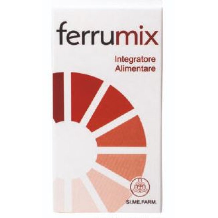 Si.Me.Farm.Sas Ferrumix Integratore Alimentare per Carenza di Ferro 30 Capsule