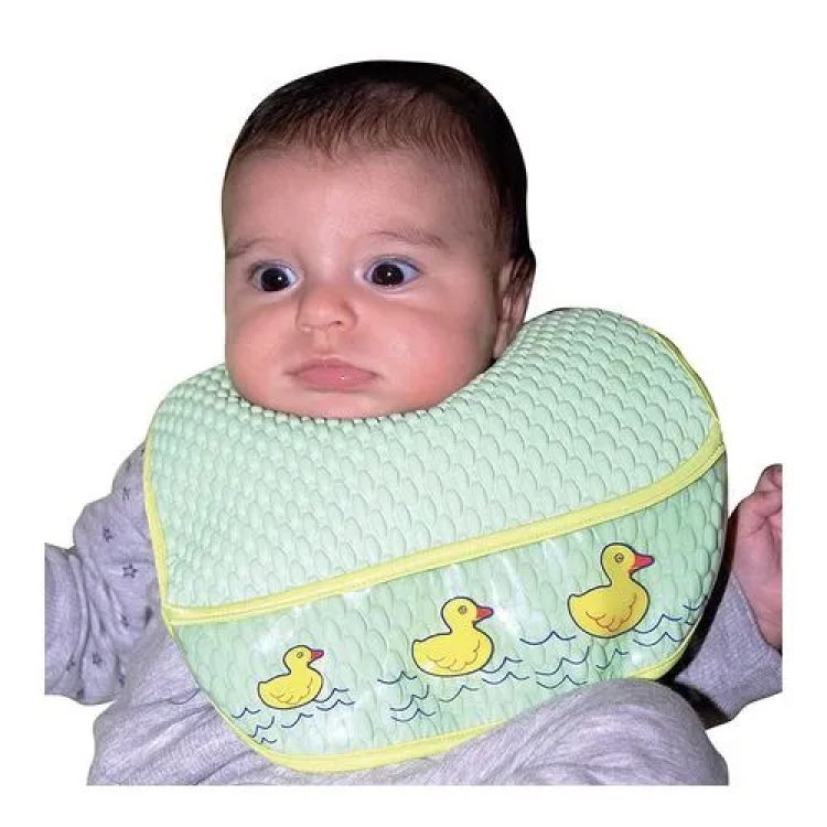 Farmacare Bavaglino Bambino Gomma Goffrata Regolabile