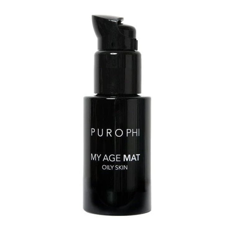Purophi My Age Mat Crema Viso Antiet&agrave; con Bakuchiol Pelle Grassa 50ml