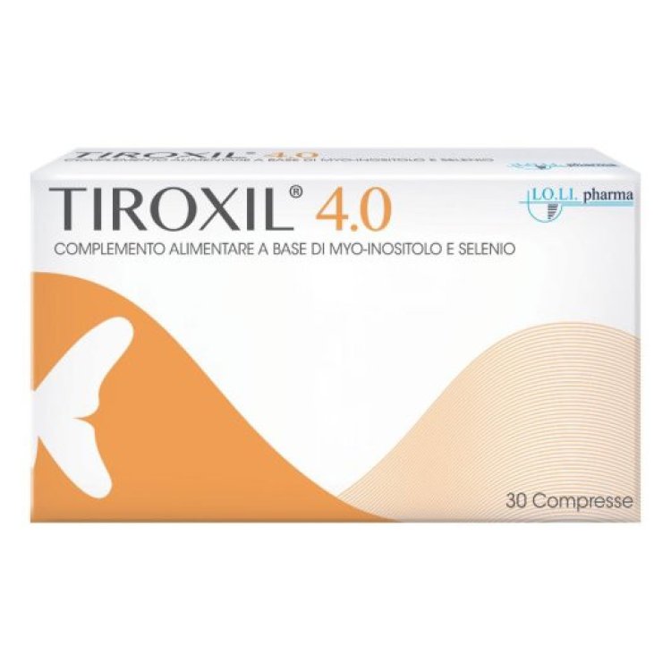 Lo.li.pharma Tiroxil 4.0 Integratore Myo-inositolo Selenio Tiroide 30 Compresse