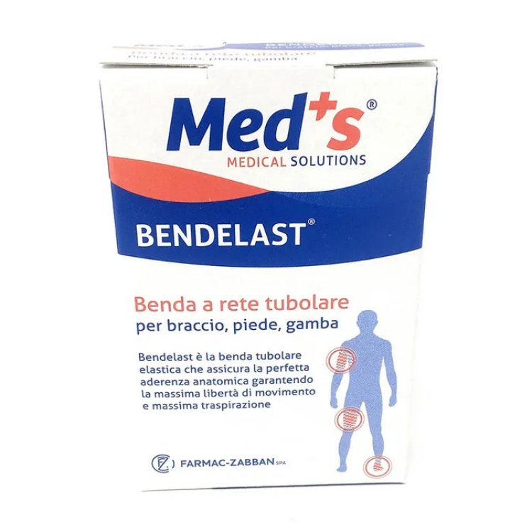 Meds Bendelast Rete Elastica Tubolare per Fissaggio Medicazioni Braccio Piede Gamba