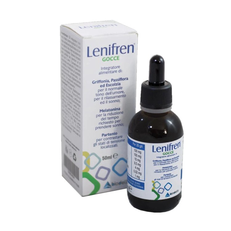 Biodelta Lenifren Gocce Integratore per Sonno e Rilassamento 50ml