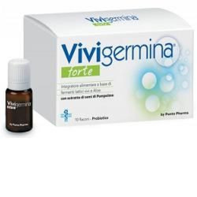 Dulac Vivigermina Forte Integratore Probiotico per Flora Intestinale 10 Flaconcini
