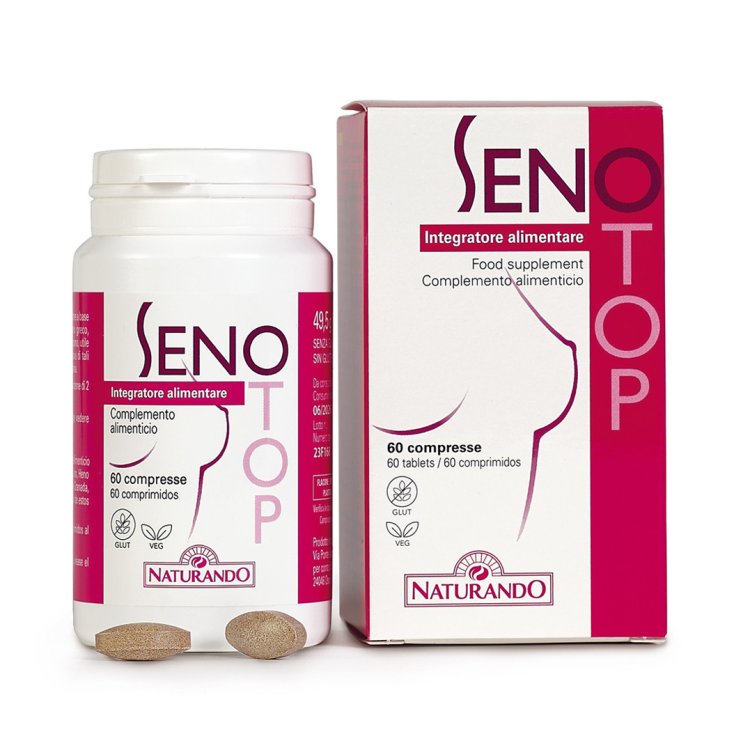 Naturando Senotop Integratore per Tonicit&agrave; Seno 60 Compresse Senza Glutine