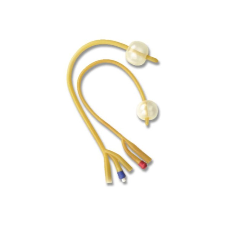 Securmed Catetere Foley Pediatrico Lattice Siliconato CH8 28cm
