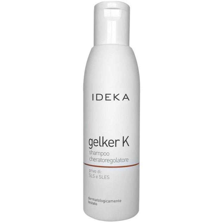 Ideka Gelker K Shampoo Dermocosmetico per Cuoio Capelluto con Forfora 150ml