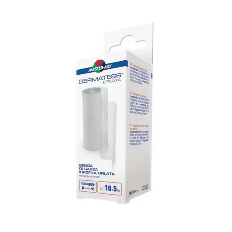 Master Aid Benda Dermatess Orlata 10x500cm Cotone