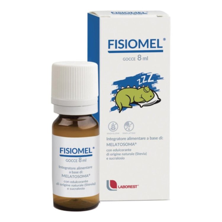 Laborest Italia Fisiomel 1mg Melatonina Gocce per Rilassamento 8ml