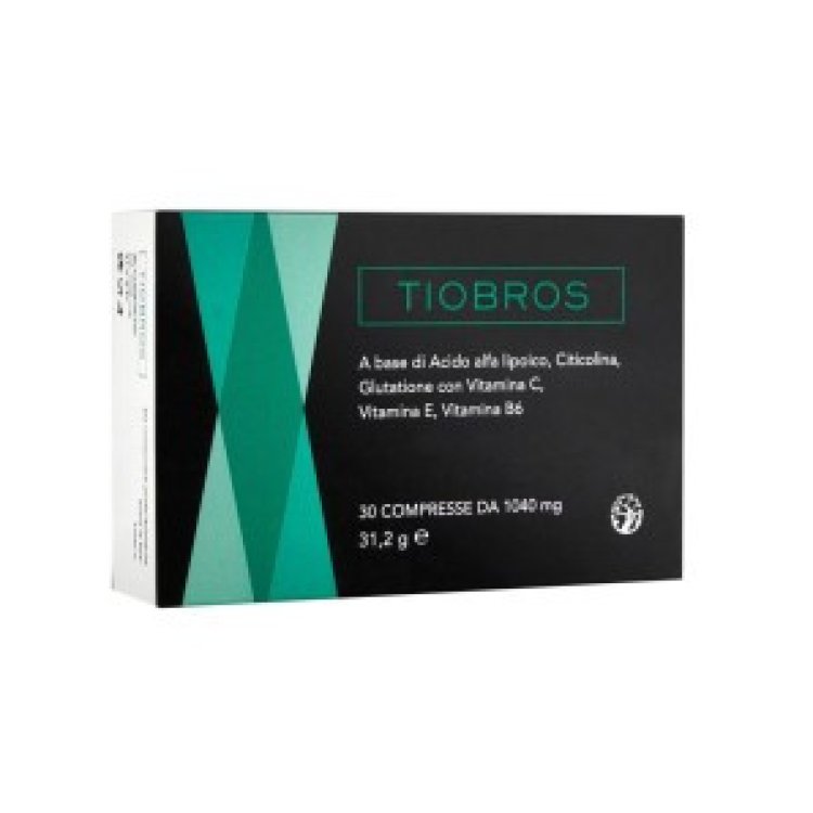 Abros Tiobros Integratore Antiossidante Acido Alfa Lipoico Vitamina C E 30 Compresse