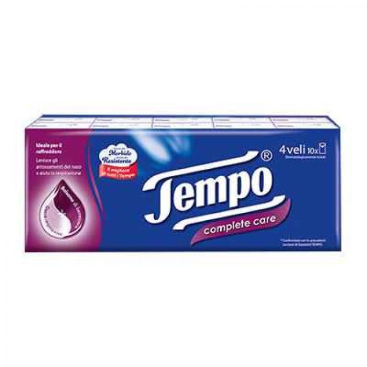 Tempo Complete Care Fazzoletti Balsamici per Raffreddore 10x9