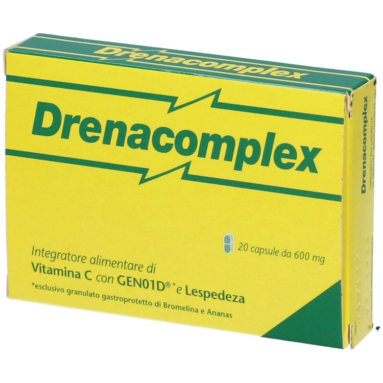 Lisapharma Drenacomplex Integratore Alimentare per Drenaggio 20 Capsule