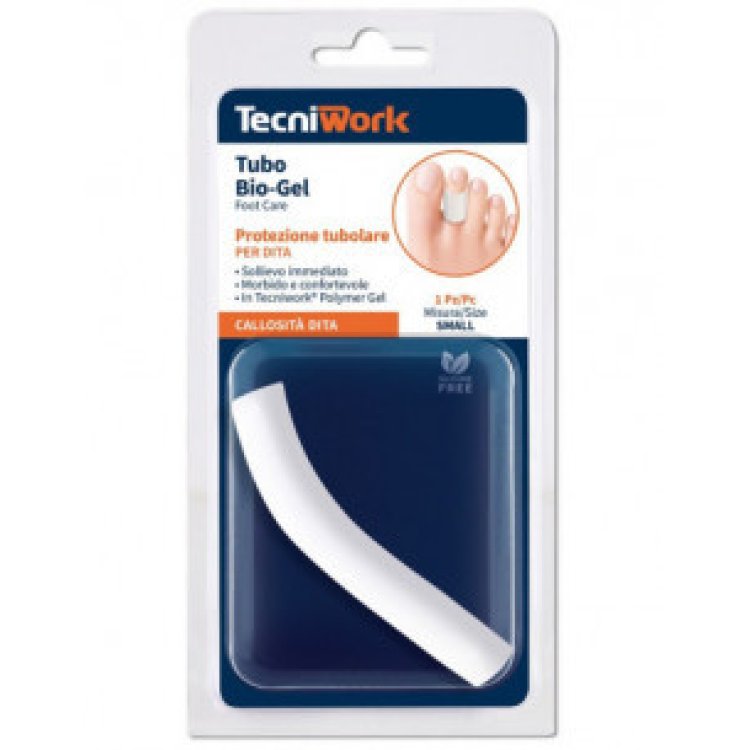 Bio-gel Fascia Tubolare Gel Protezione Dita Piedi Lavabile Taglia M 1pz