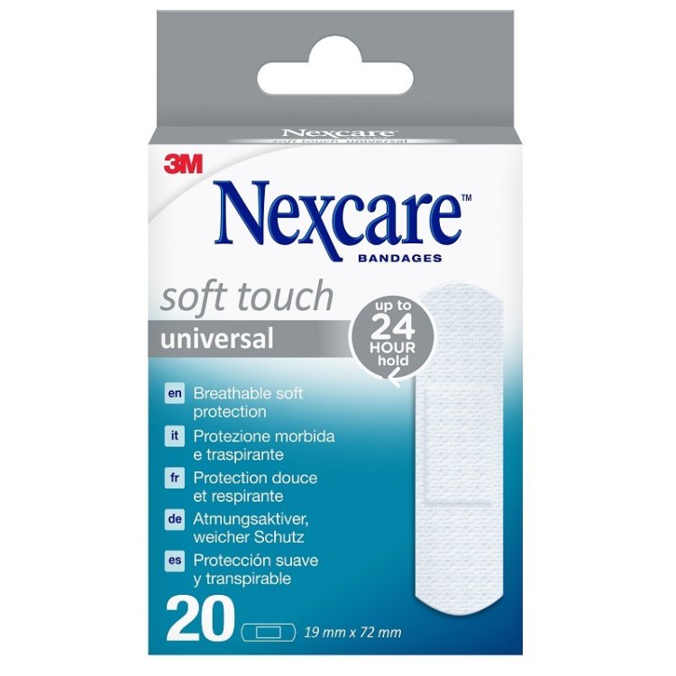 Nexcare Soft Cerotto 19x72 mm Delicato e Ipoallergenico - 20 Pezzi