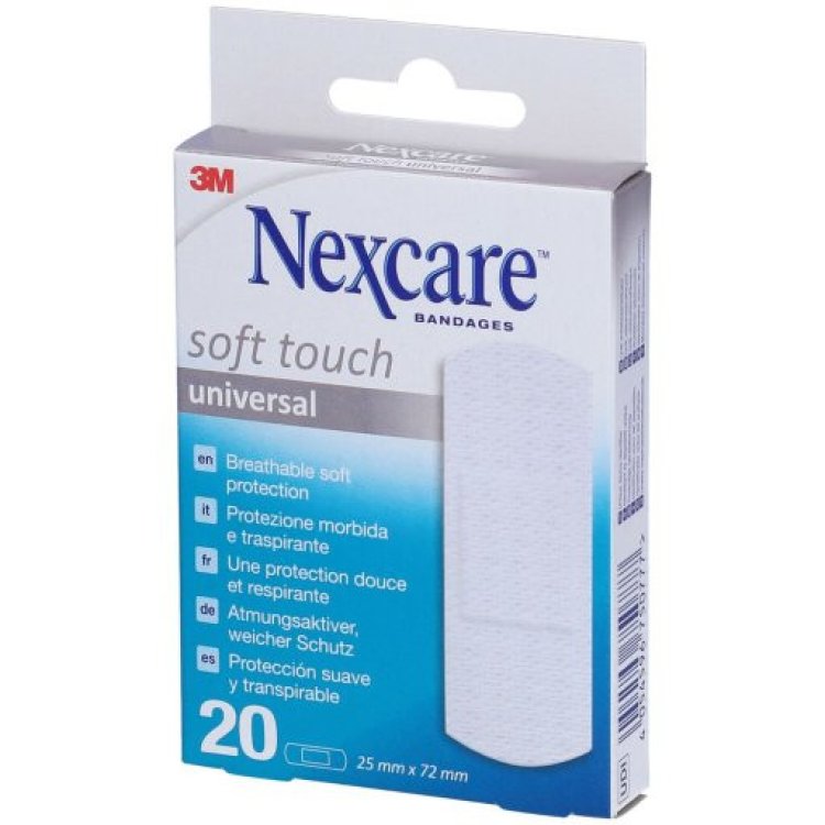 Nexcare Cerotti Delicati 25x72 mm per Pelli Sensibili, 20 Pezzi