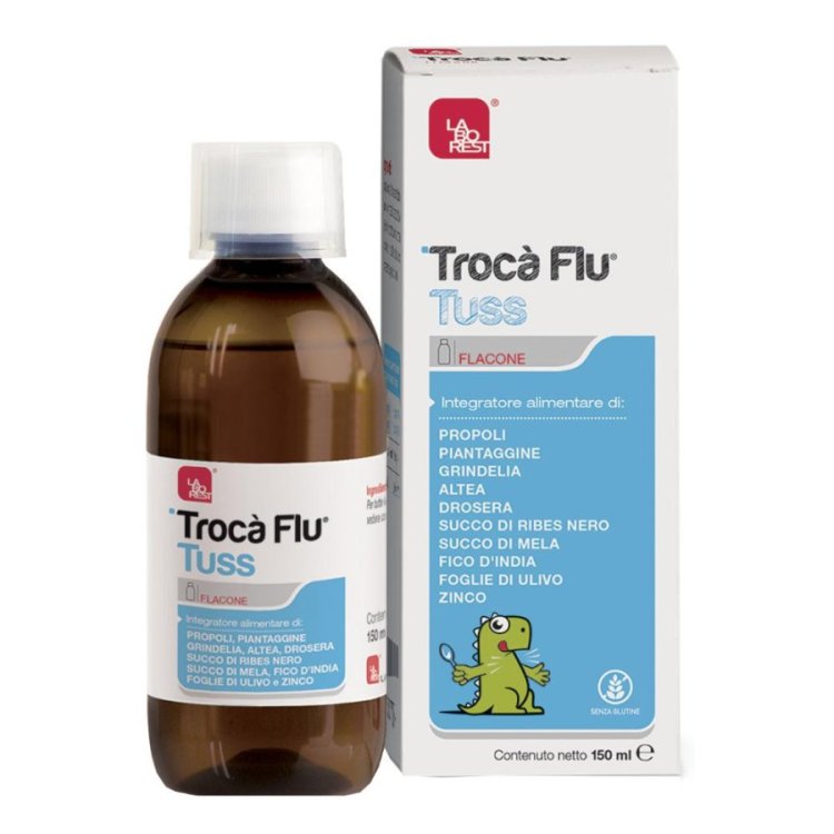 Uriach Trocà Flu Tuss Sciroppo Benessere Respiratorio per Bambini 150ml Uriach Trocà Flu Tuss Sciroppo Benessere Respiratorio per Bambini 150ml