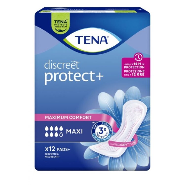 Tena Lady Discreet Maxi Pannoloni Incontinenza con Fresh Odour Control 12 Pezzi Tena Lady Discreet Maxi Pannoloni Incontinenza con Fresh Odour Control 12 Pezzi