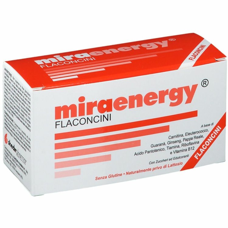 Miraenergy Integratore Ricostituente Tonico per Stanchezza 10 Flaconcini