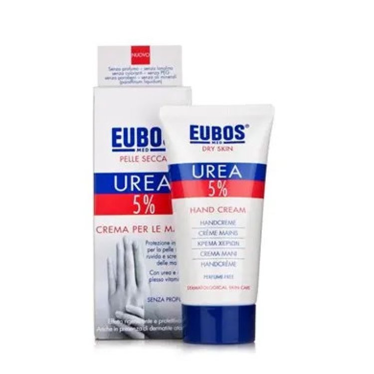 Eubos Urea 5% Crema Mani Idratante per Pelle Secca - 75ml