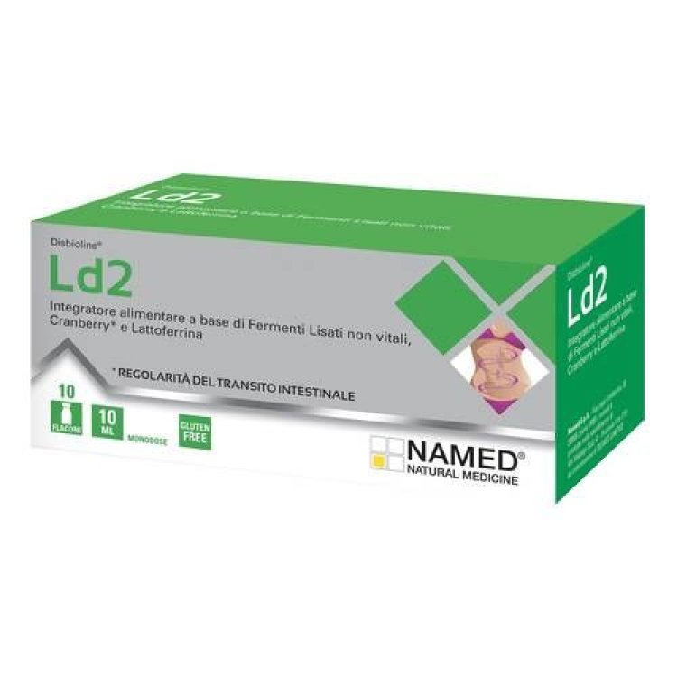 Named Ld2 Integratore Alimentare per Flora Intestinale, 10 Flaconcini