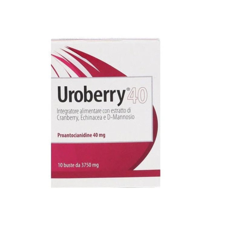 Difass Uroberry 40 Integratore per Vie Urinarie in 10 Buste Difass Uroberry 40 Integratore per Vie Urinarie in 10 Buste