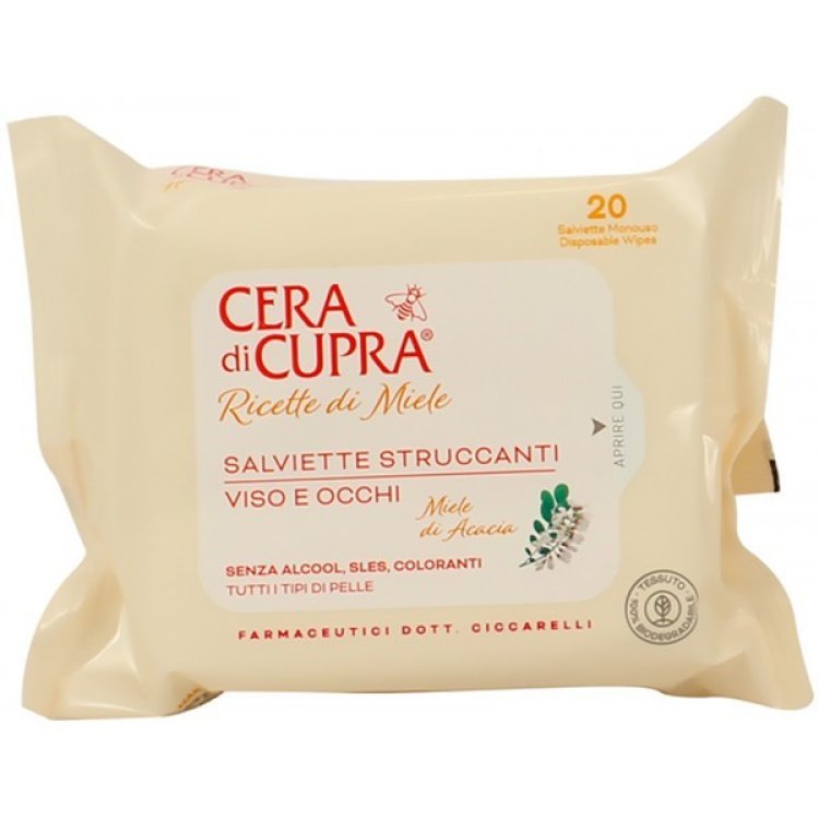 Ciccarelli Salviettine Struccanti Delicati Viso e Occhi 20 Pezzi